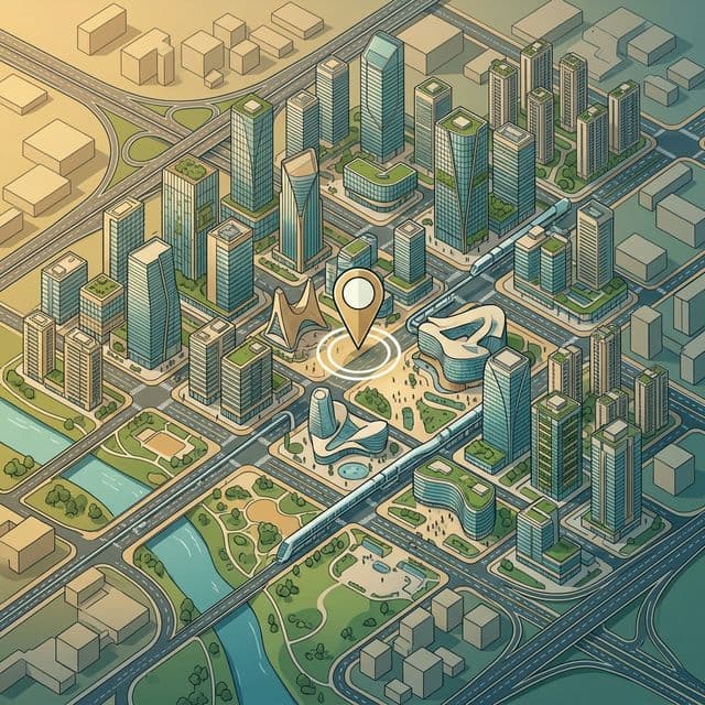 Dholera IndusPark Location Map